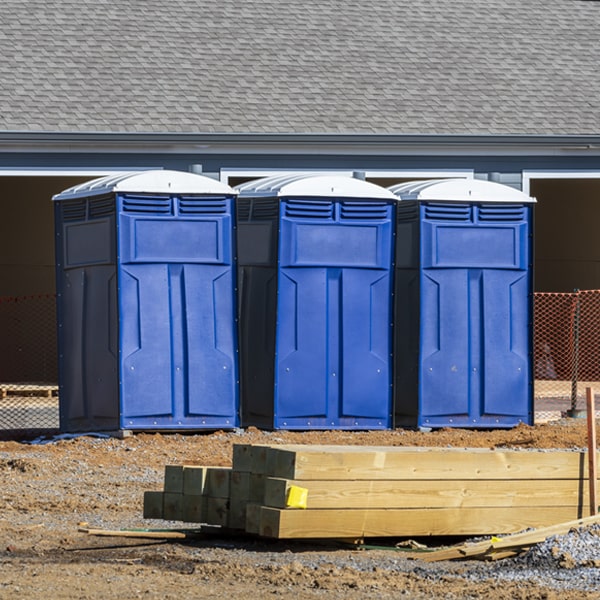 are there any restrictions on where i can place the porta potties during my rental period in Flowing Springs Arizona